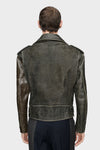 Maison Margiela Distressed Leather Biker Jacket