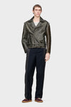 Maison Margiela Distressed Leather Biker Jacket