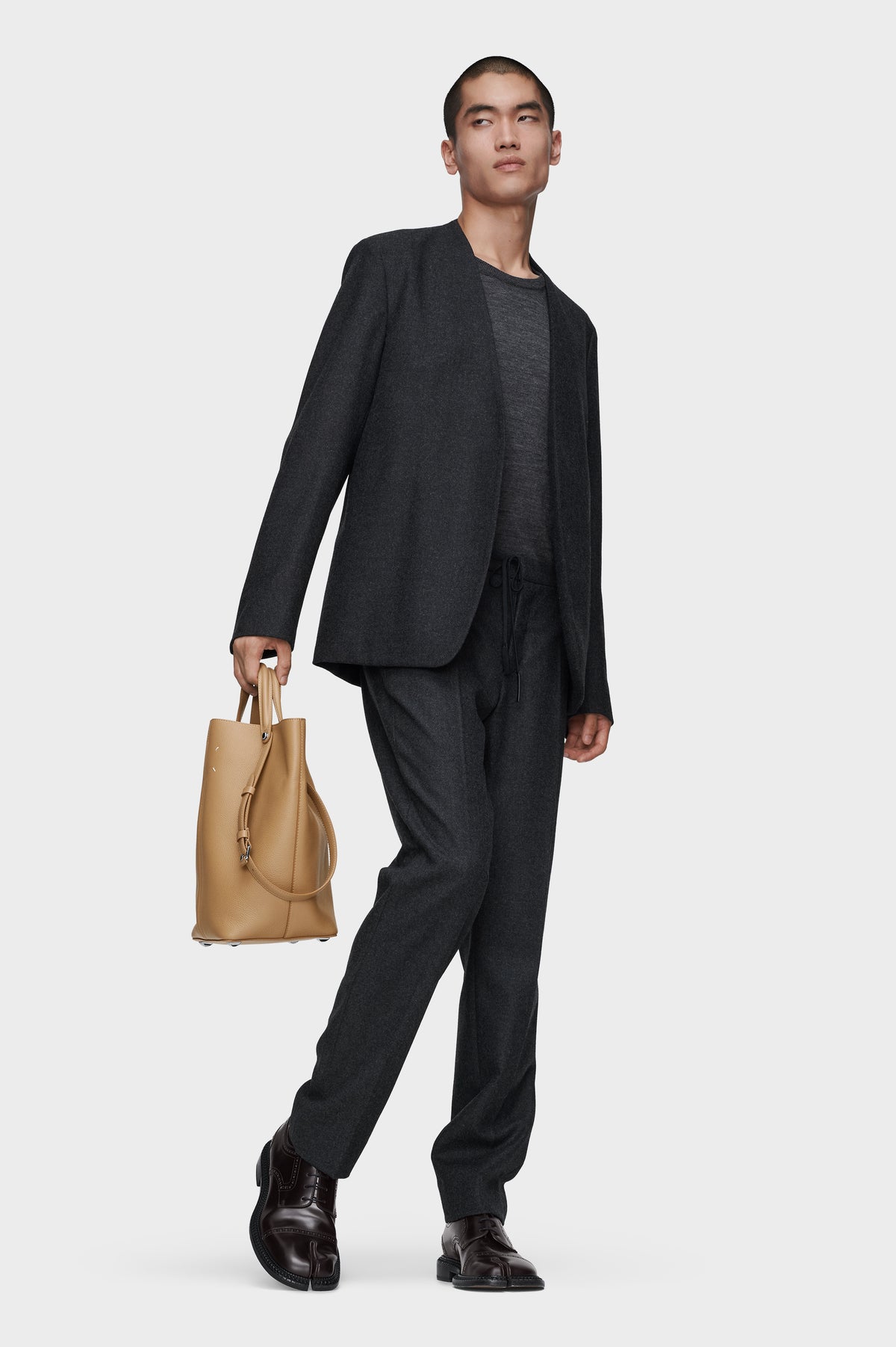 Minimal wool jacket
