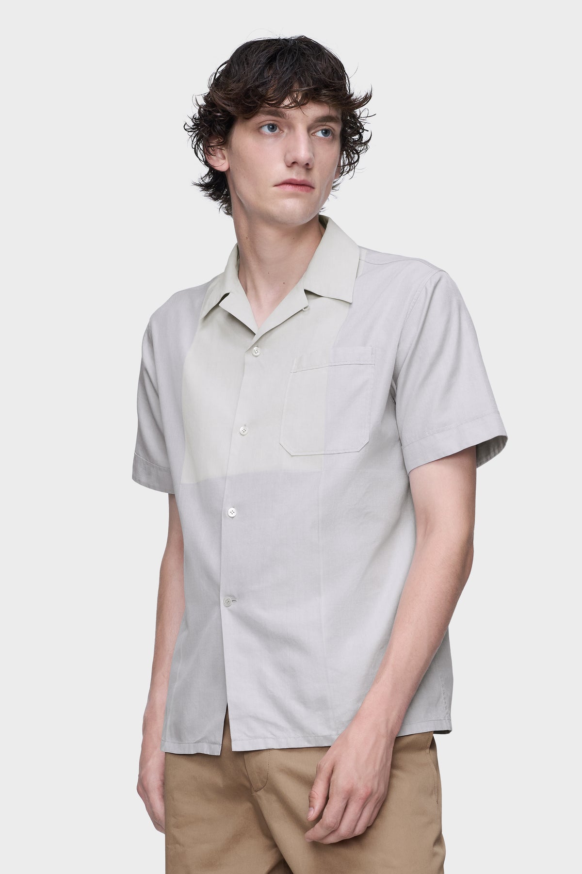 Cotton bowling shirt