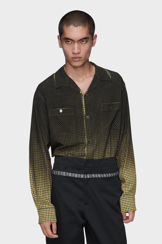 Maison Margiela Gradient check shirt