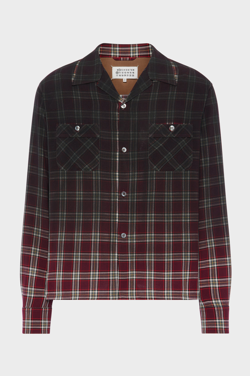 Designer Red Gradient check shirt | Shop Online