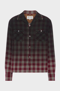 Gradient check shirt