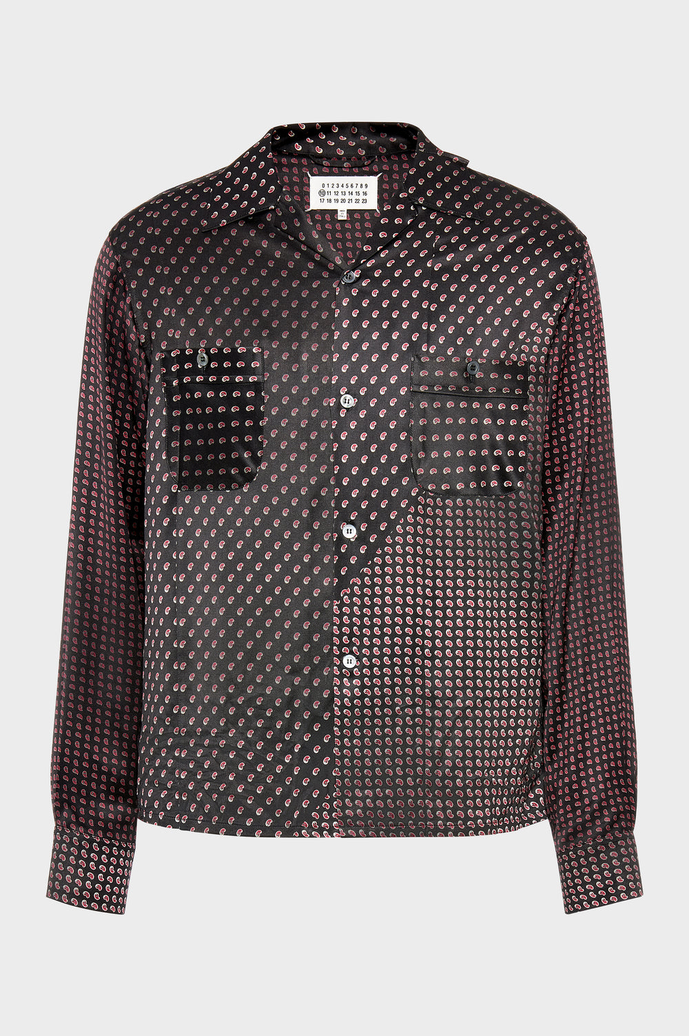 Maison Margiela Paisley Print Long-Sleeve Shirt