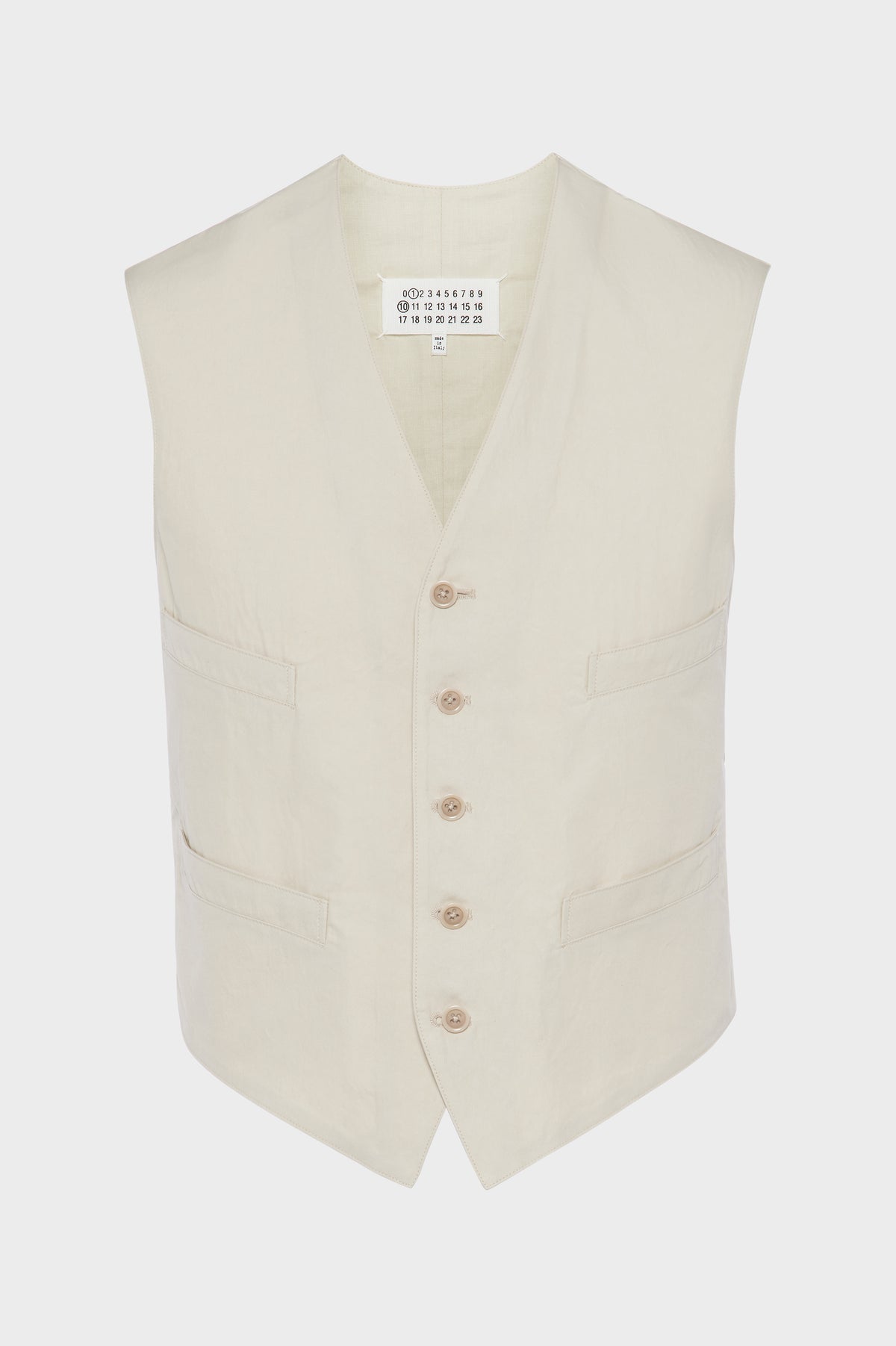 Cotton silk gilet