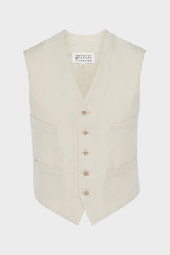 Cotton silk gilet