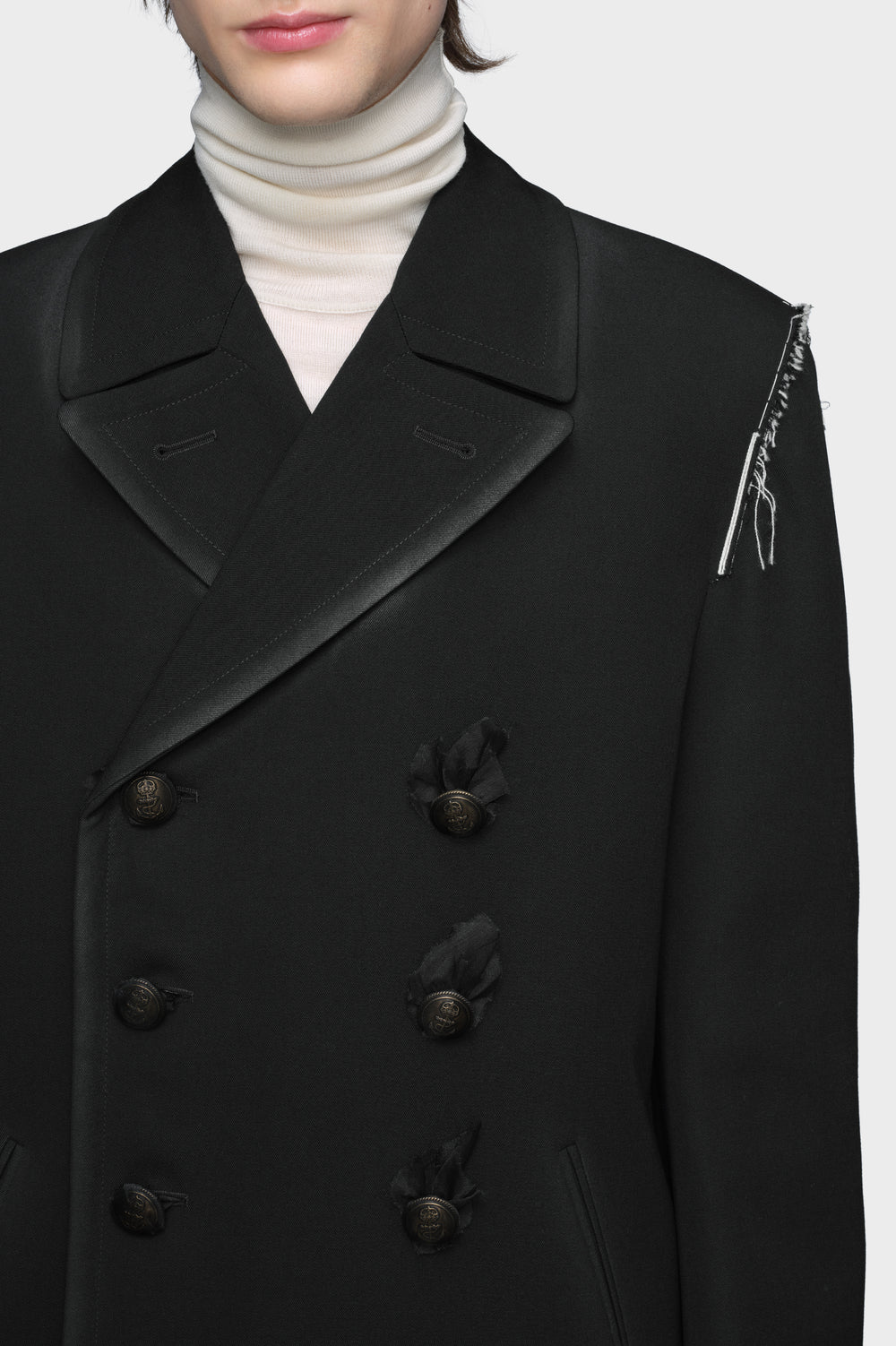 Maison Margiela معطف الصوف القابل للعكس