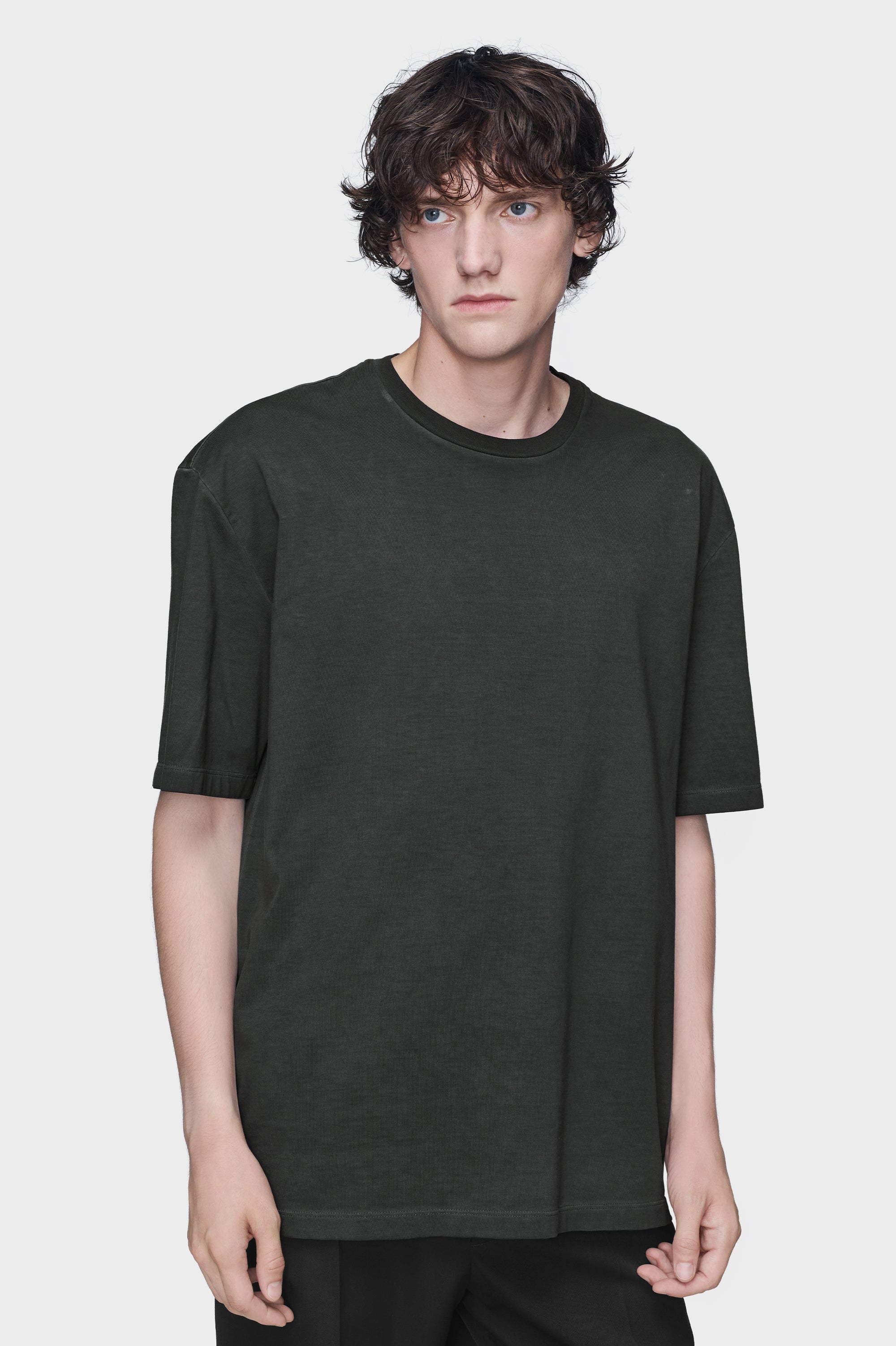 Designer Derby grey Oversized T-shirt | Shop Online | Maison Margiela