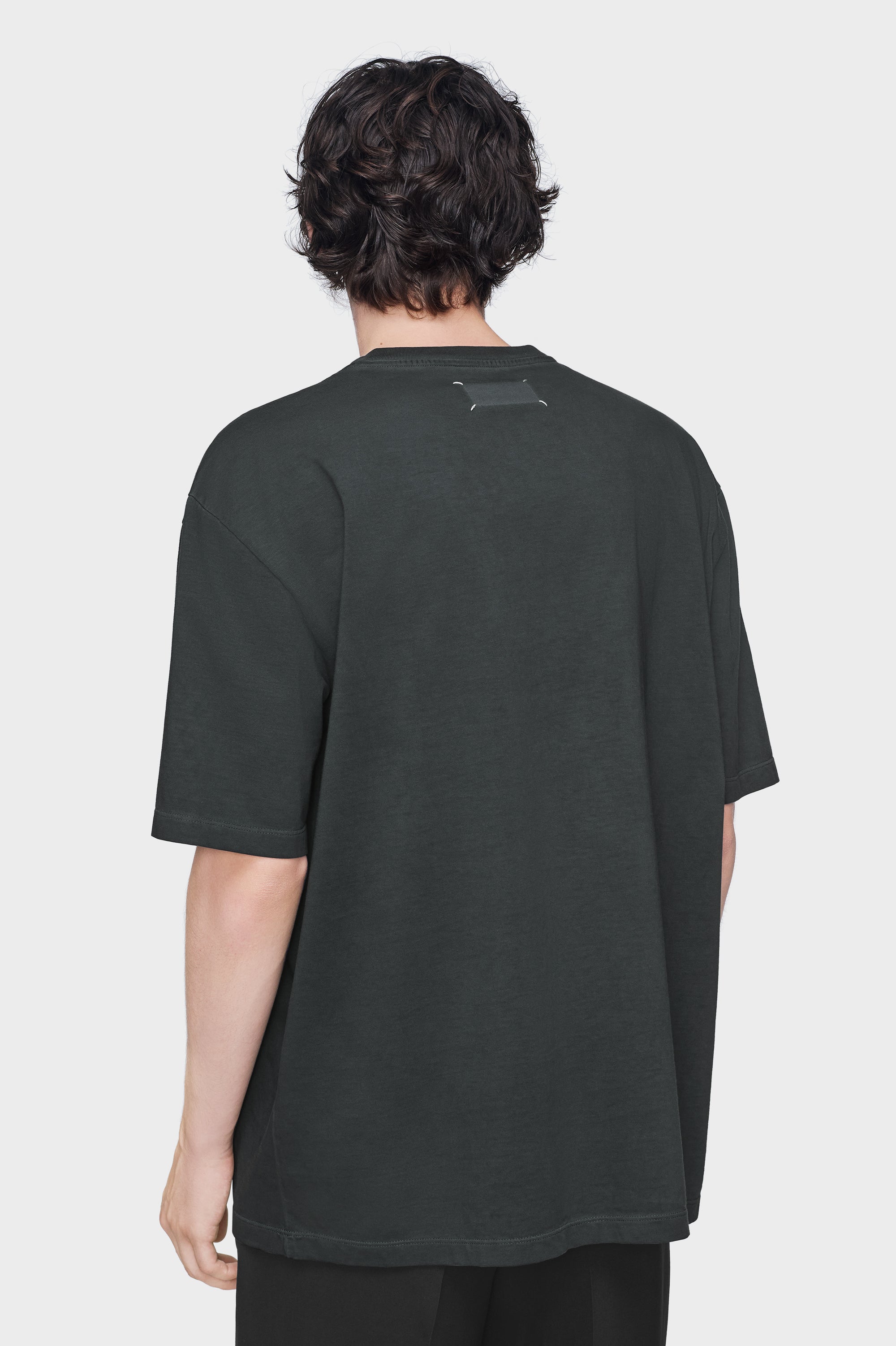 Designer Derby grey Oversized T-shirt | Shop Online | Maison Margiela