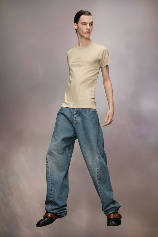 Maison Margiela Embroidered Logo Ringspun T-Shirt