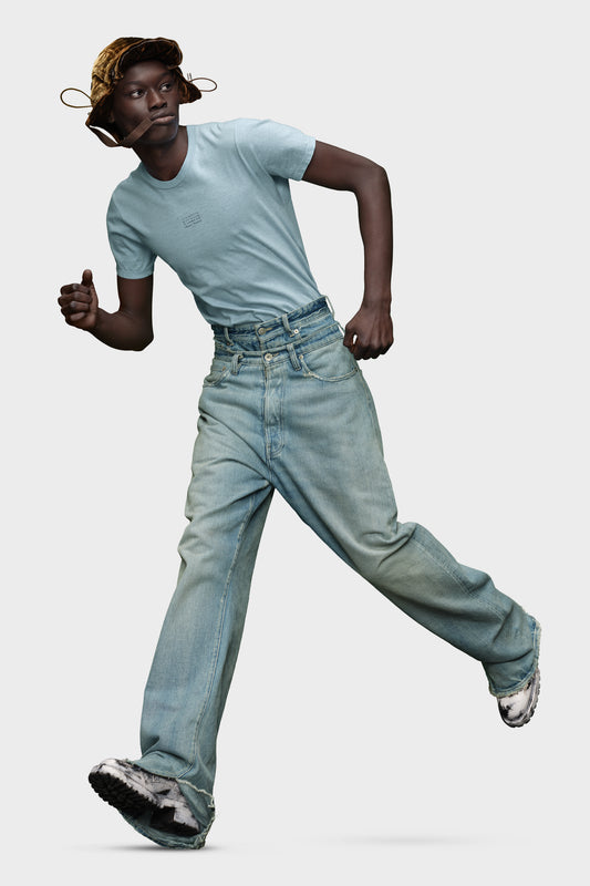 Maison Margiela تي شيرت شعار الطوابع