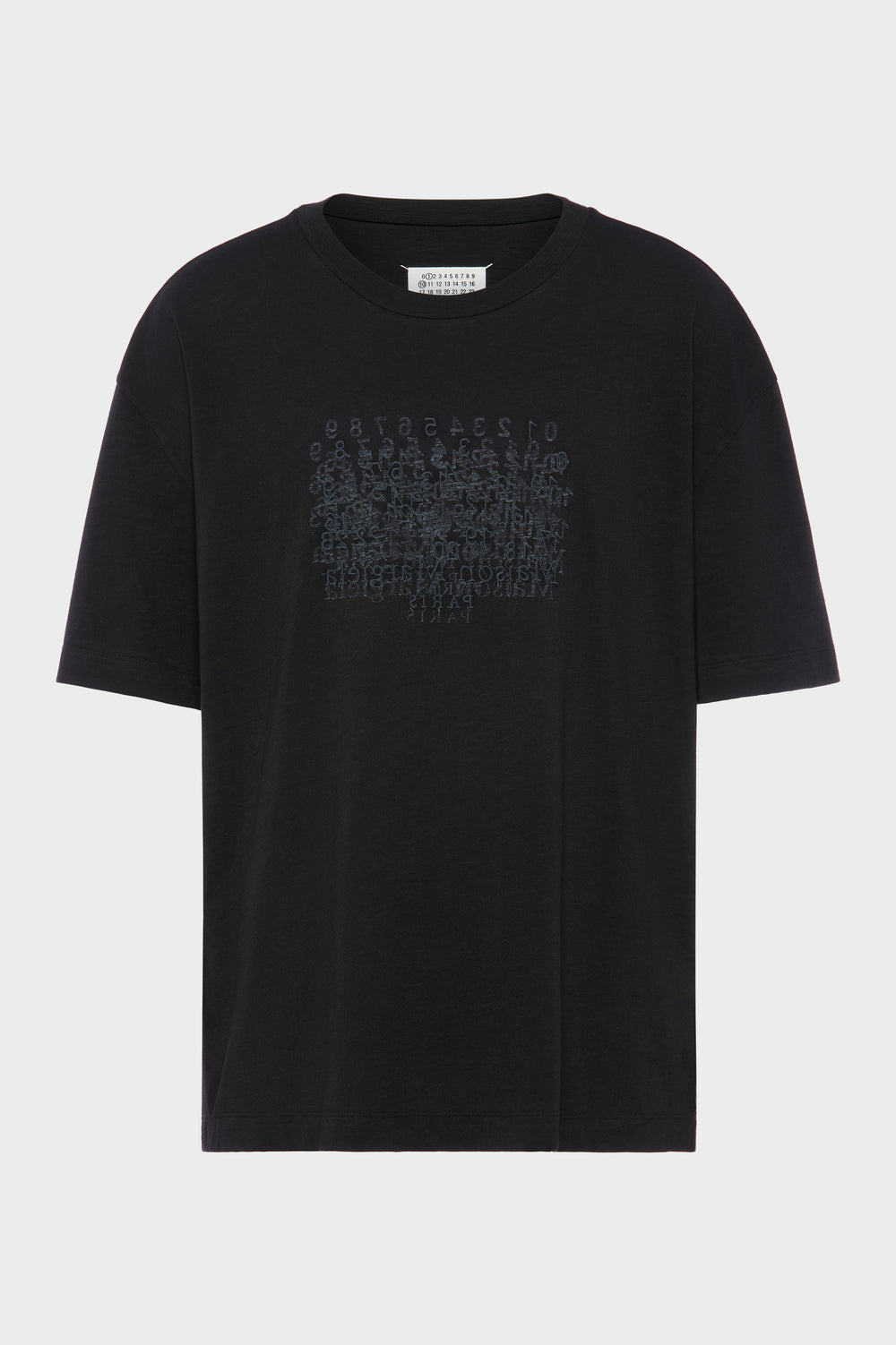 Maison Margiela تي شيرت قطني بأرقام