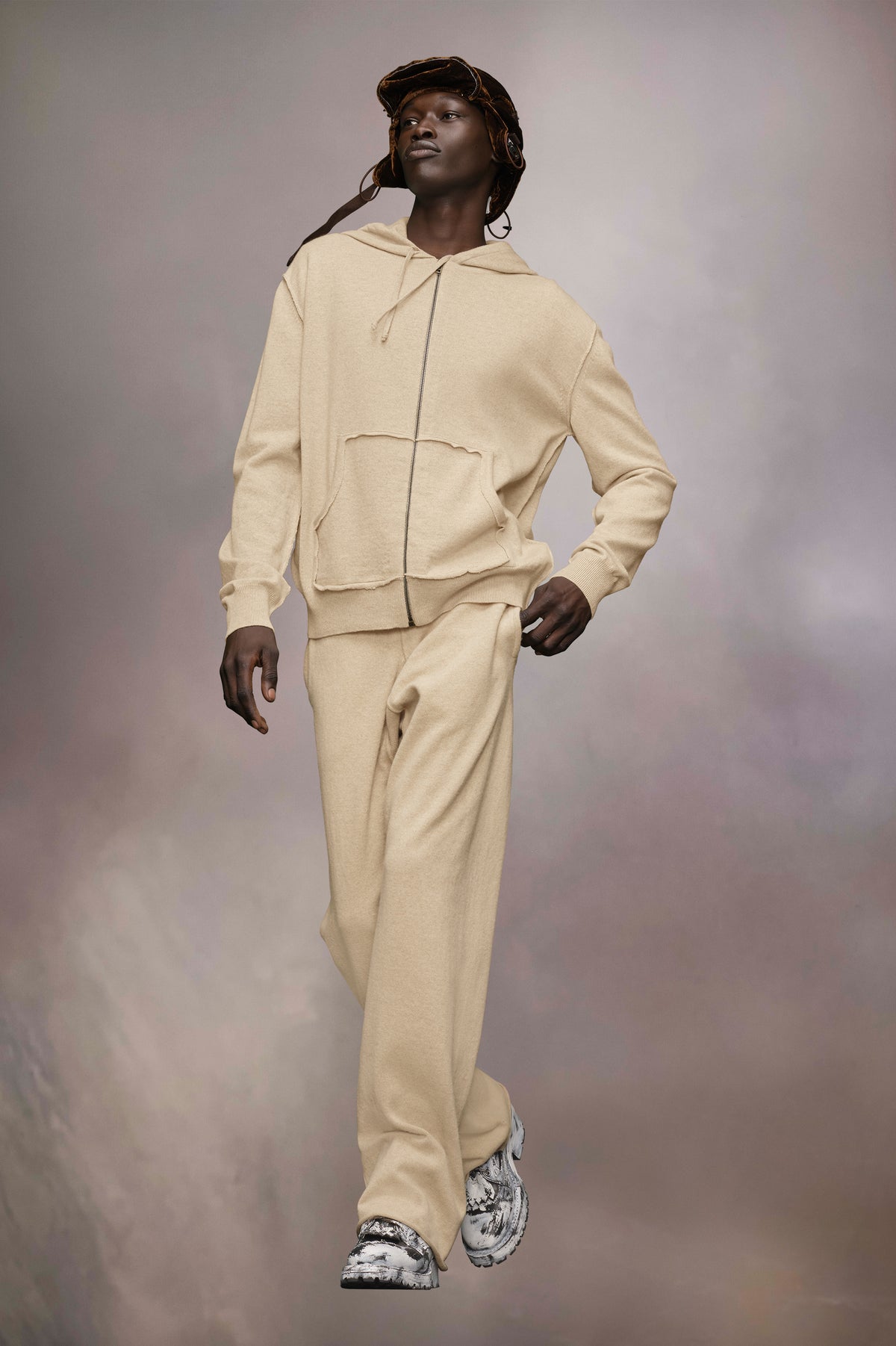 Décortiqué Cashmere Knit Hoodie