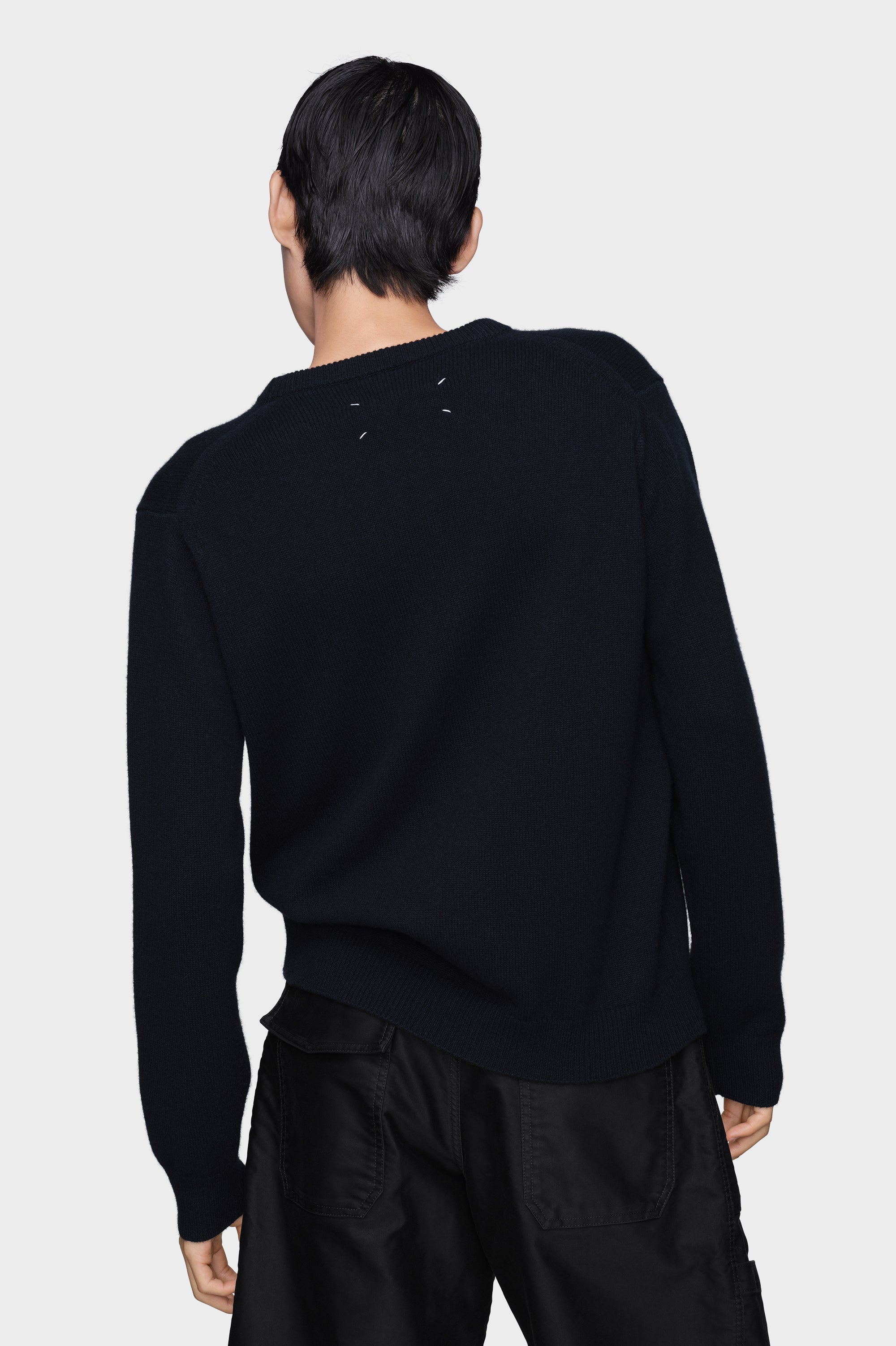 Designer BLUE Cashmere sweater | Shop Online | Maison Margiela