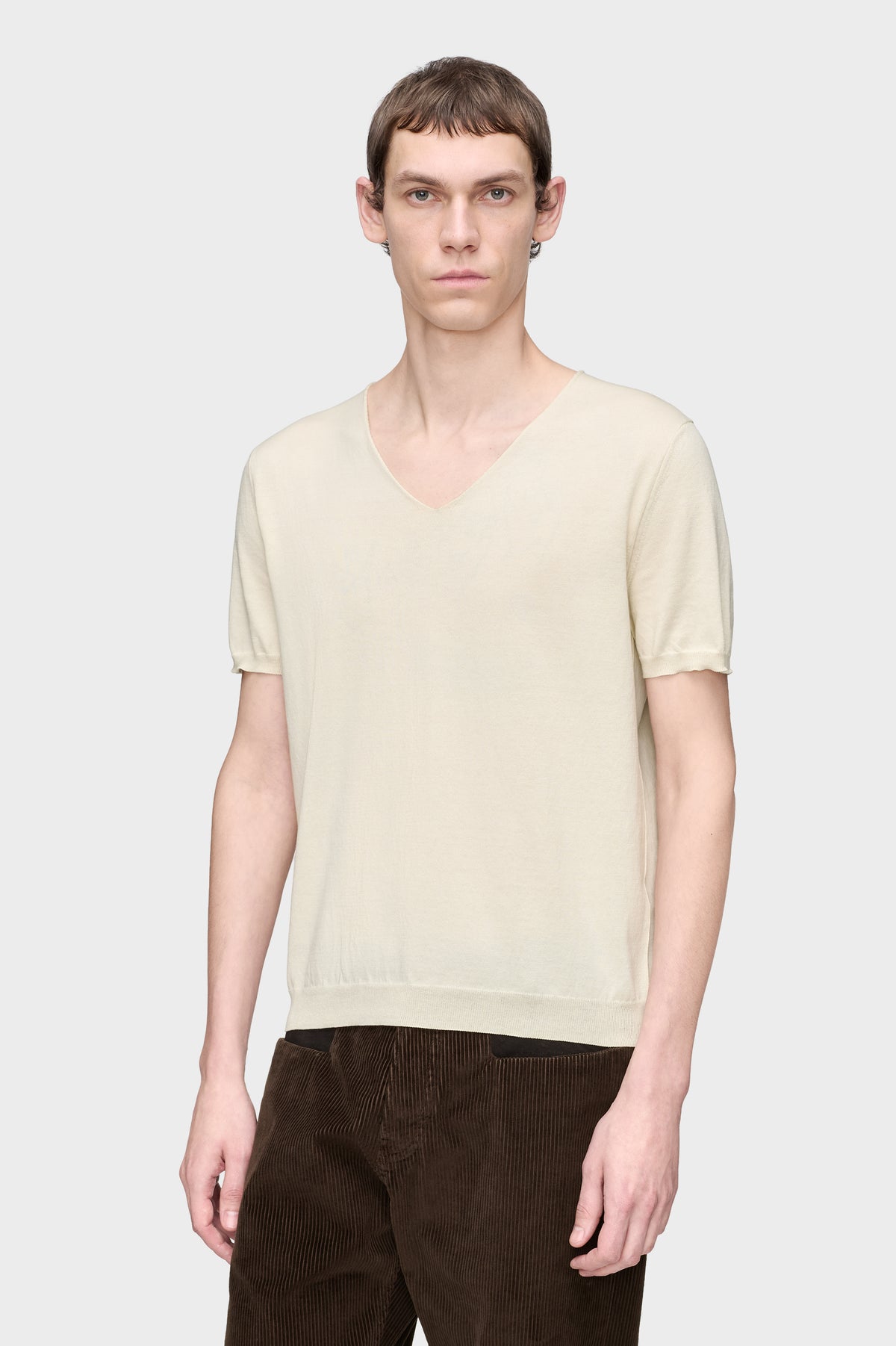 Cotton V-Neck Top