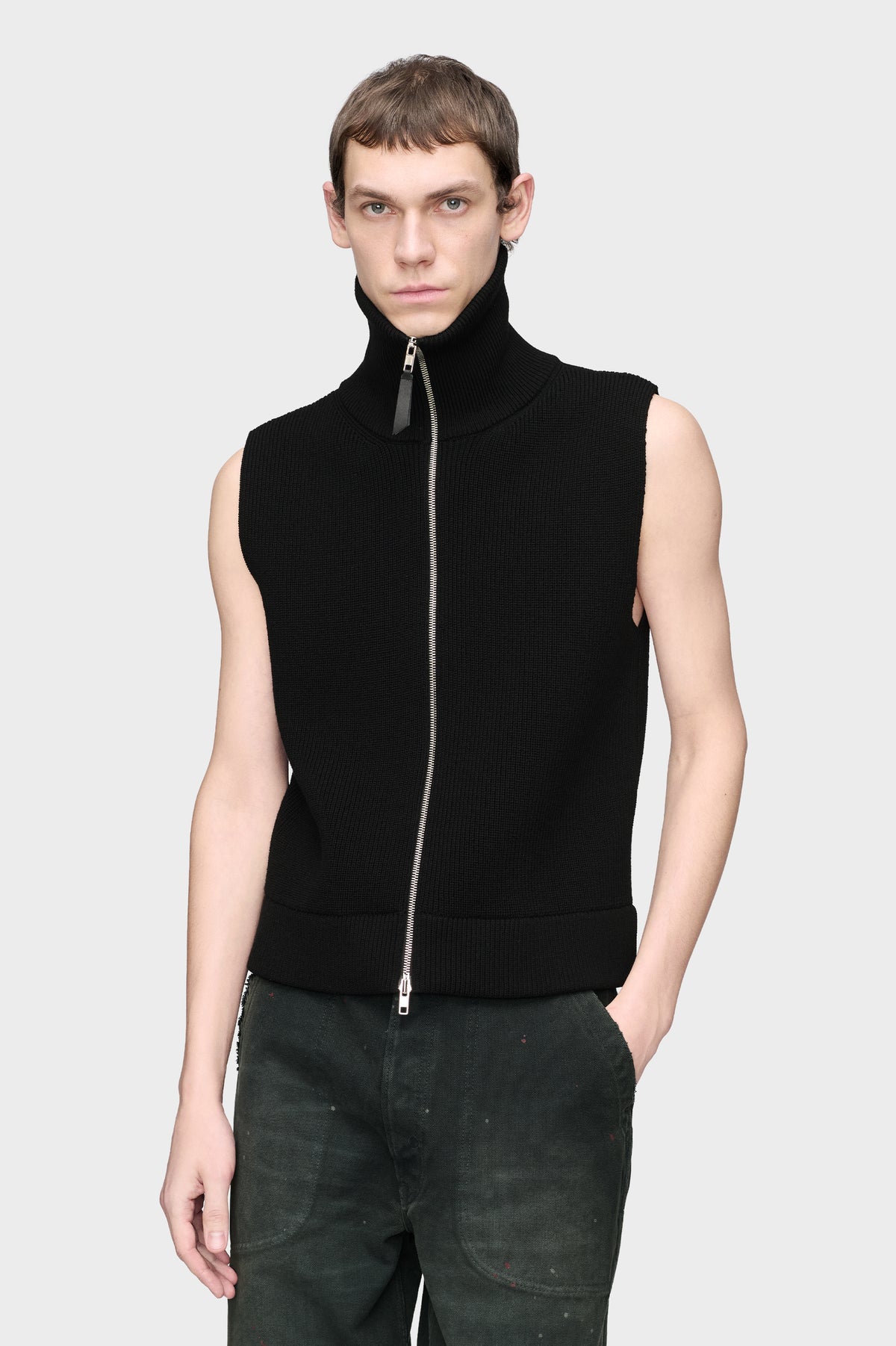 Zip Knit Gilet