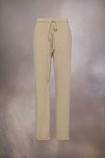 Cashmere knit trousers