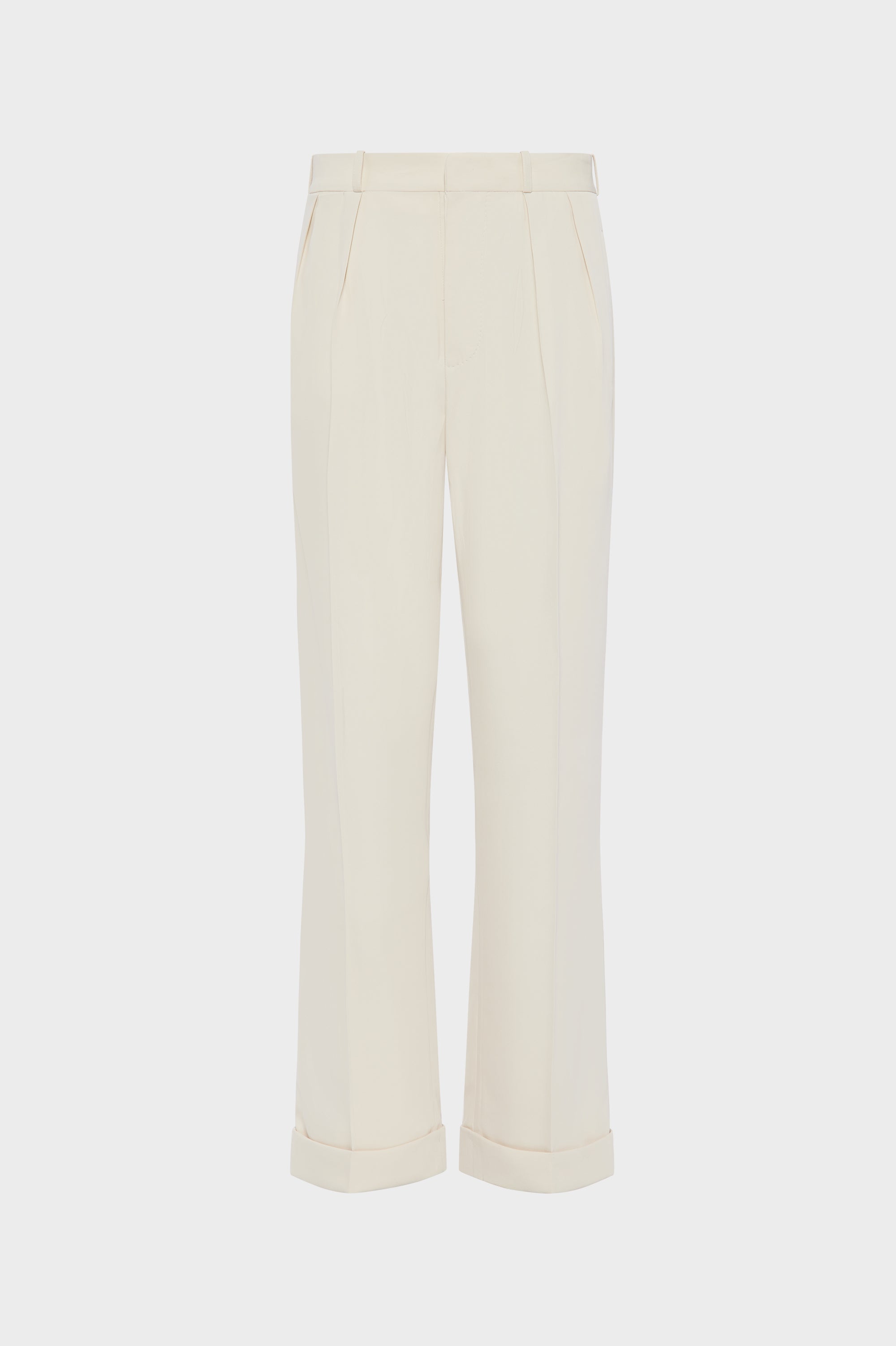 Designer White Pleated trousers | Shop Online | Maison Margiela