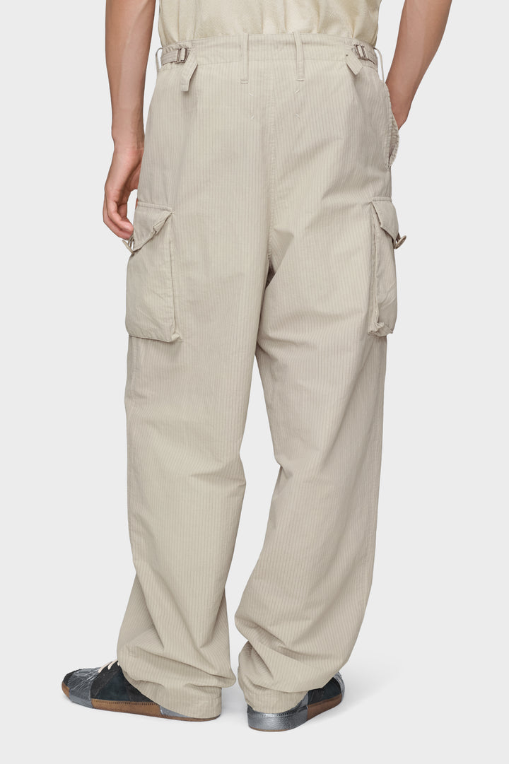 Cotton-blend cargo trousers