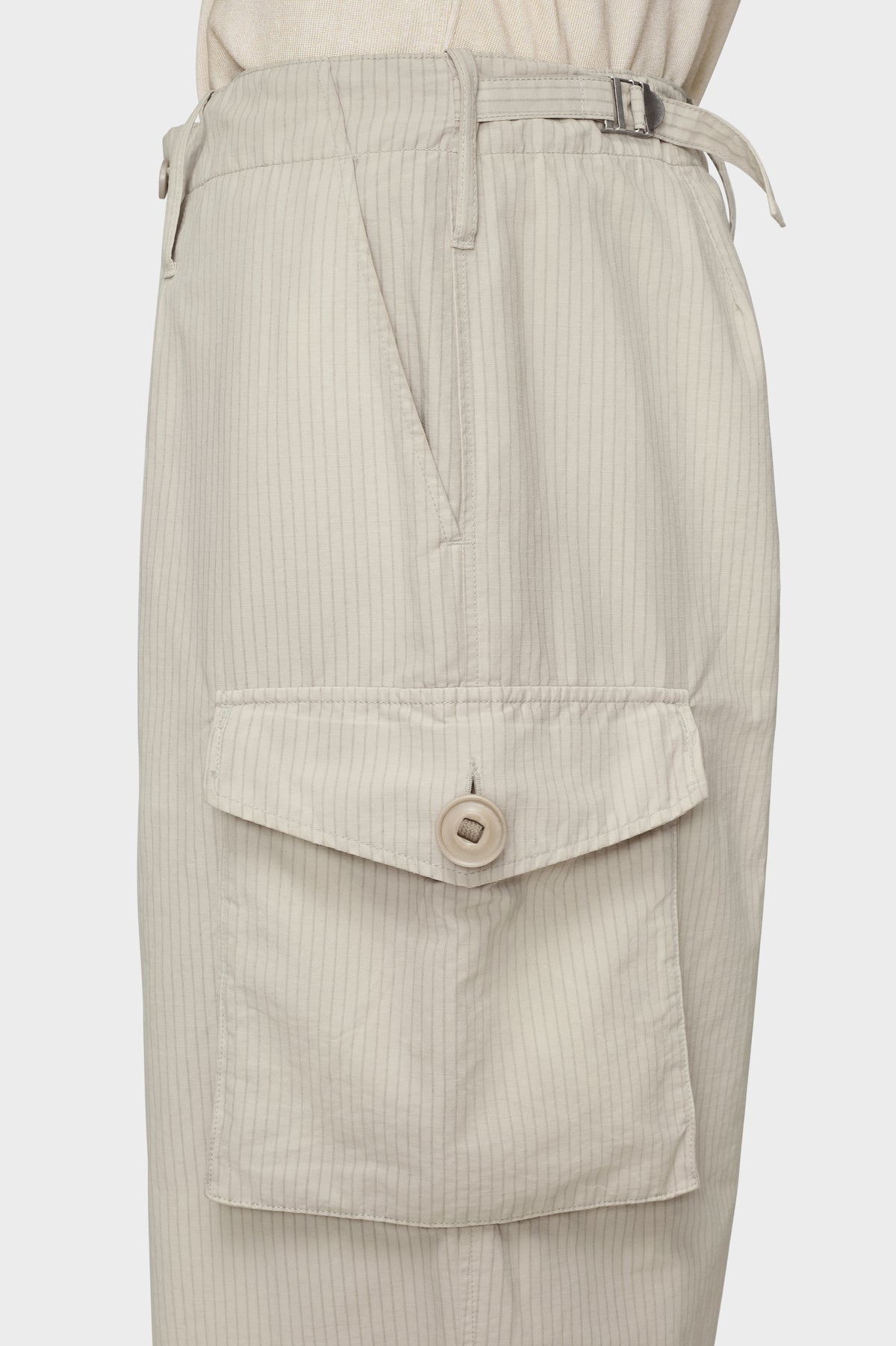 Cotton-blend cargo trousers
