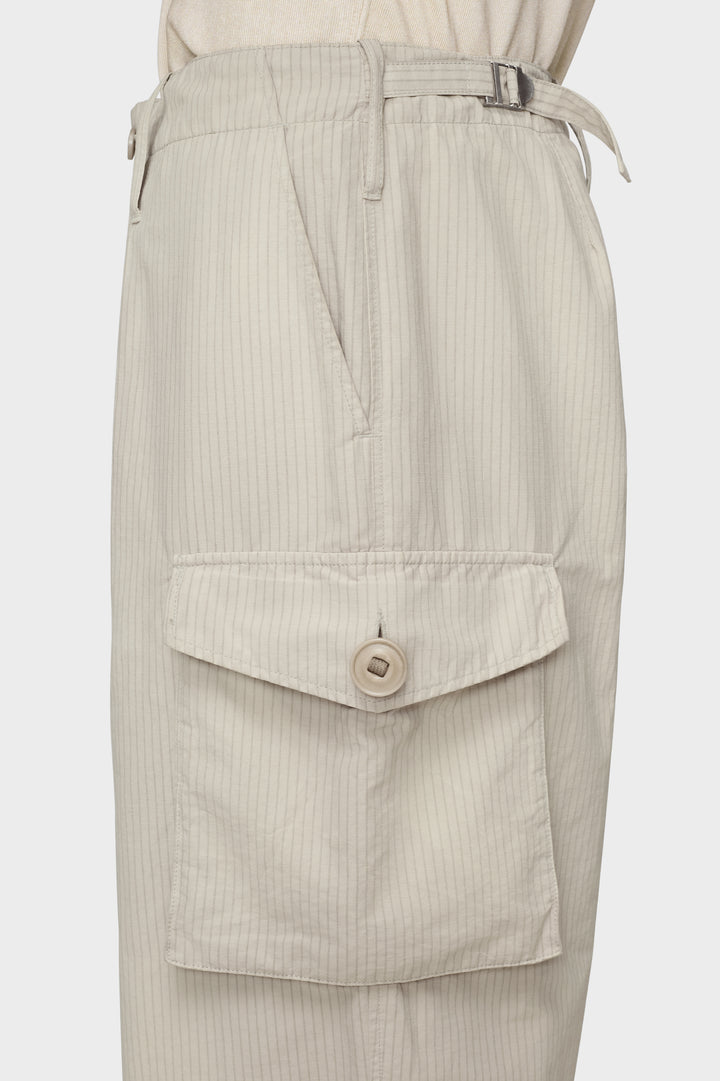 Cotton-blend cargo trousers
