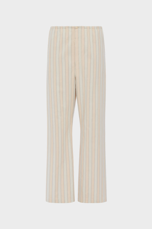 Maison Margiela Striped pyjama cotton trousers