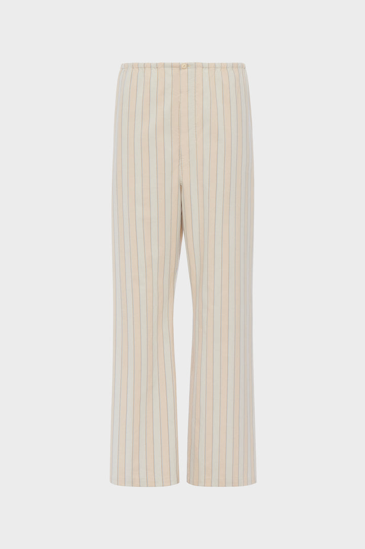 Striped pyjama cotton trousers