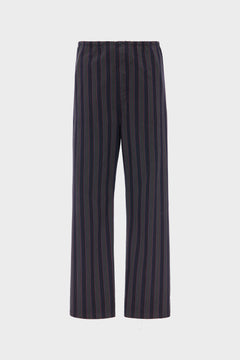 Striped pyjama cotton trousers
