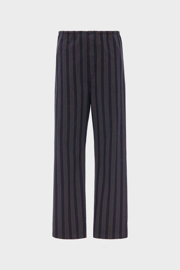 Striped pyjama cotton trousers