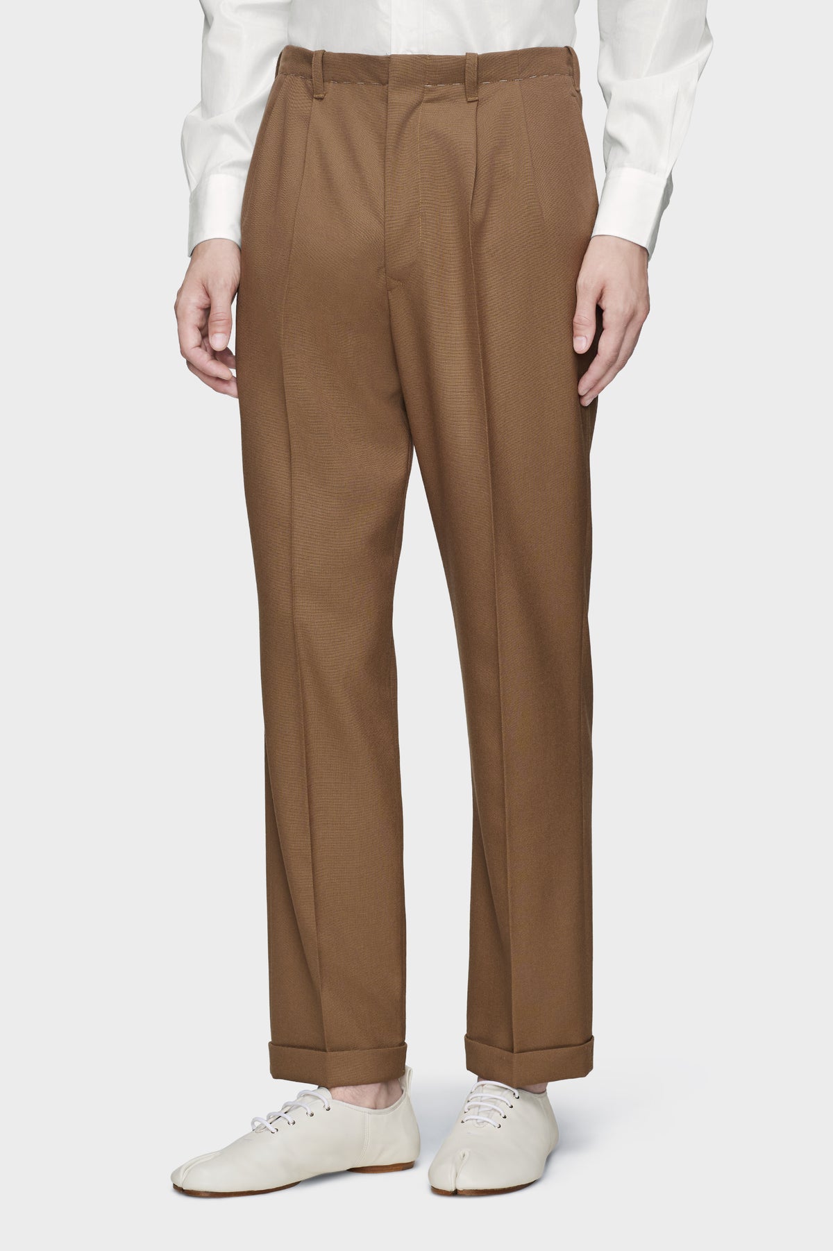 Wool tailored trousers
