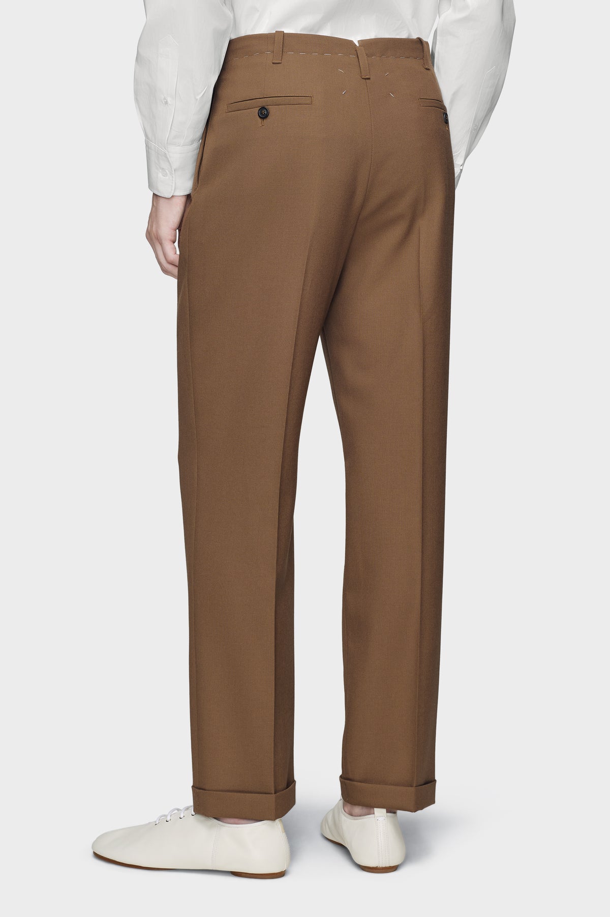 Wool tailored trousers
