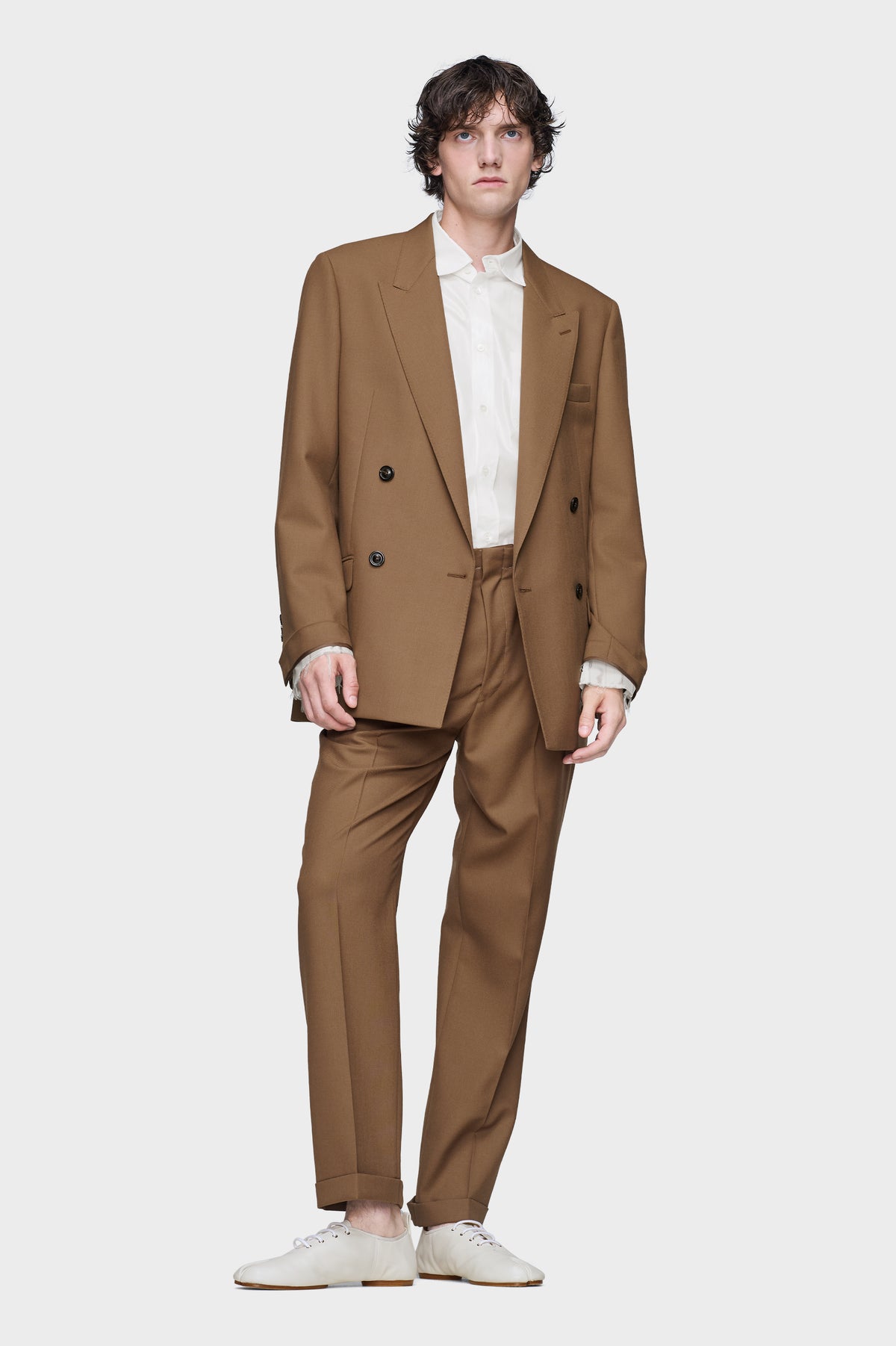 Wool tailored trousers