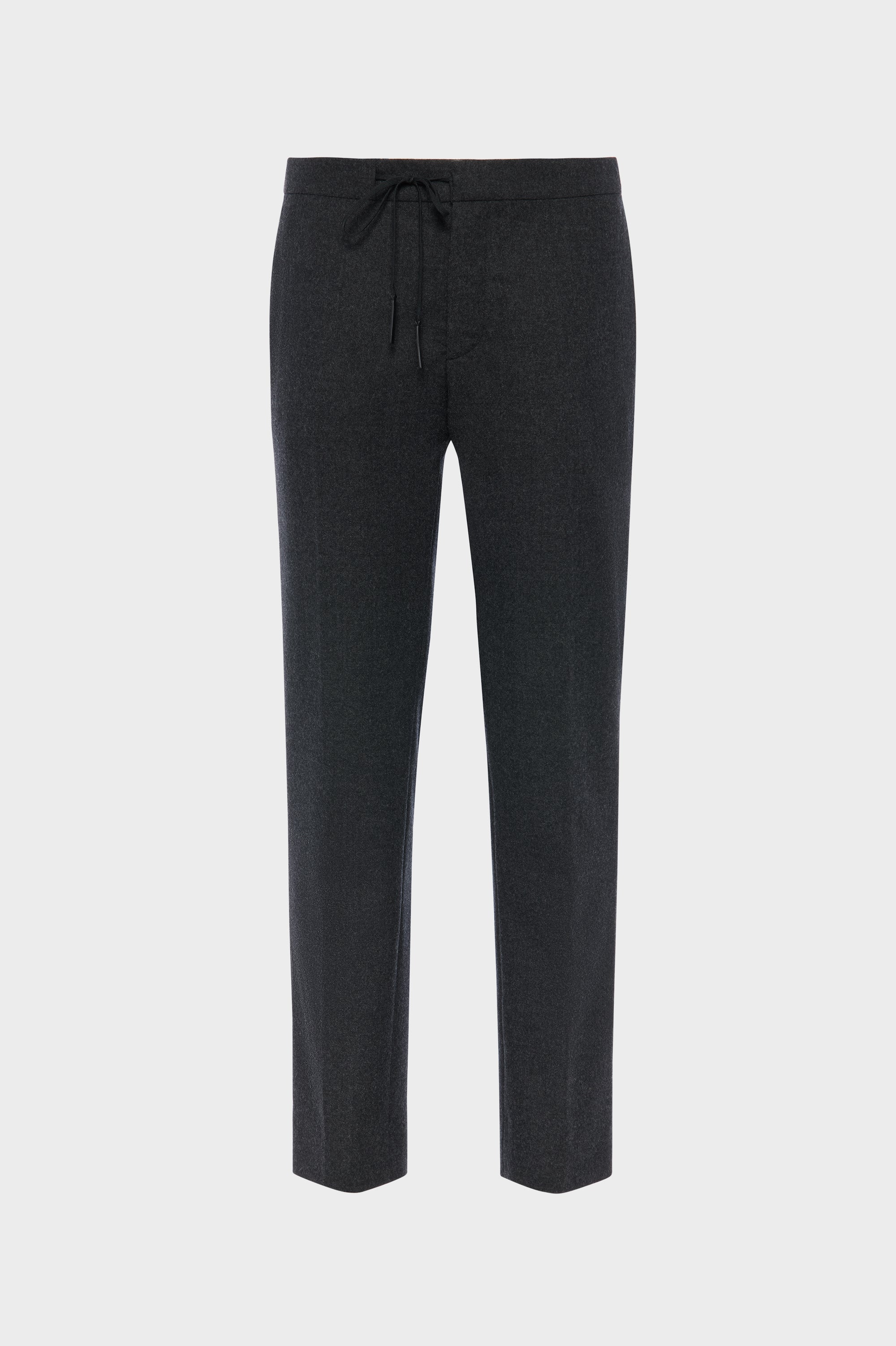 Designer Grey Drawstring wool trousers | Shop Online | Maison Margiela