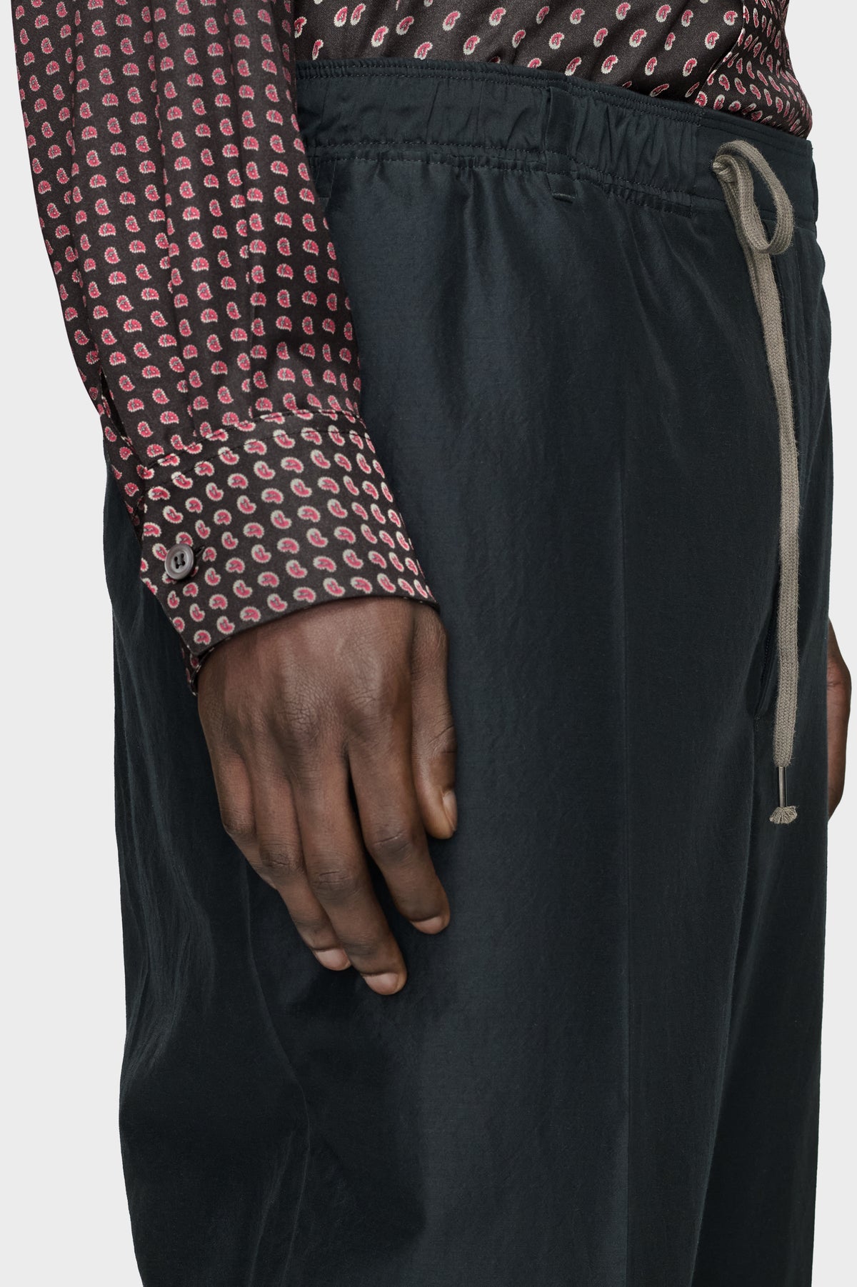 Cotton Drawstring Trousers