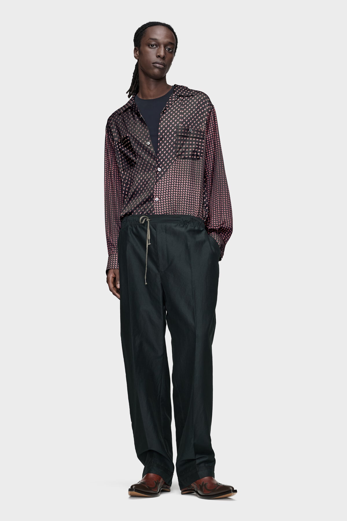 Cotton Drawstring Trousers
