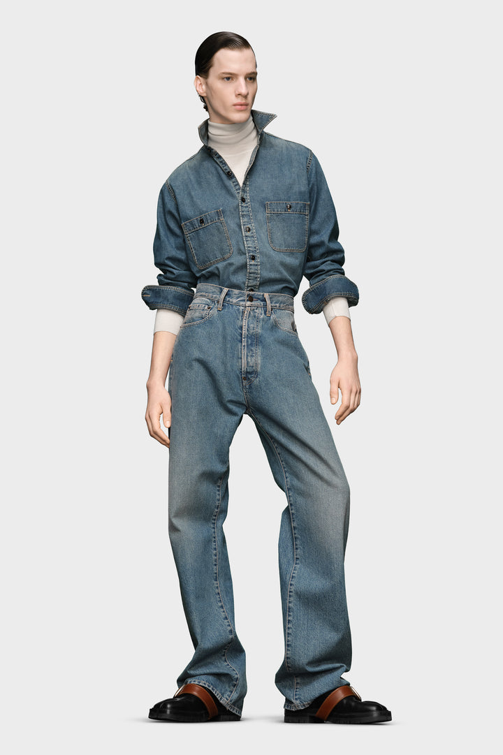 Turn-up Jeans