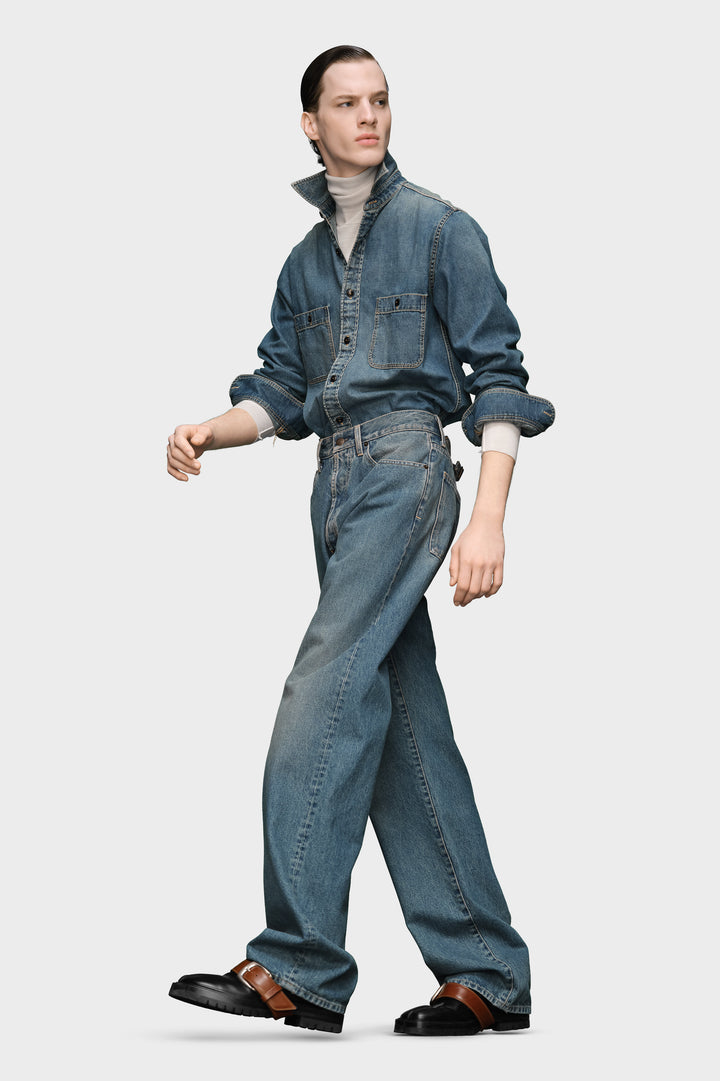 Turn-up Jeans