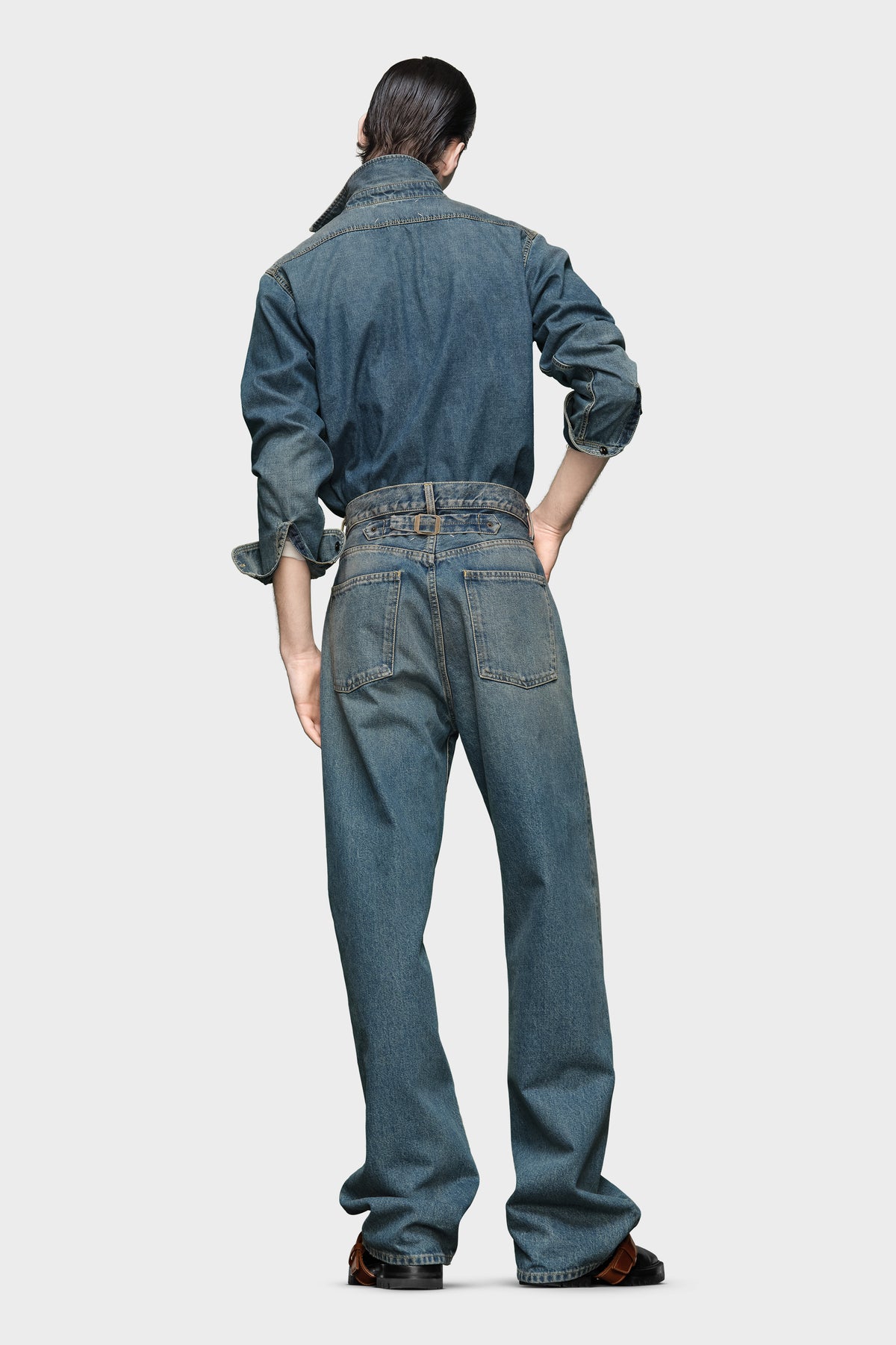 Turn-up Jeans