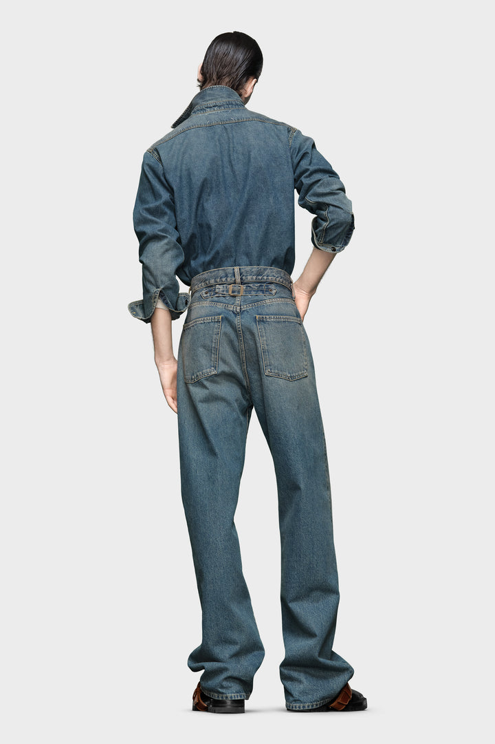 Turn-up Jeans