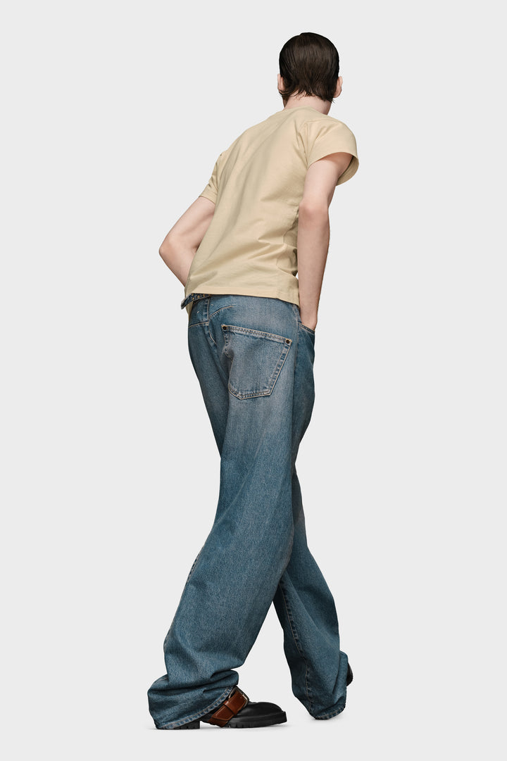 Diagonal Seam Jeans