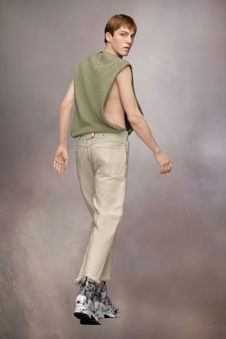 Frayed jeans