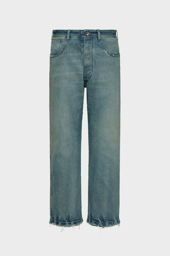 Distressed jeans