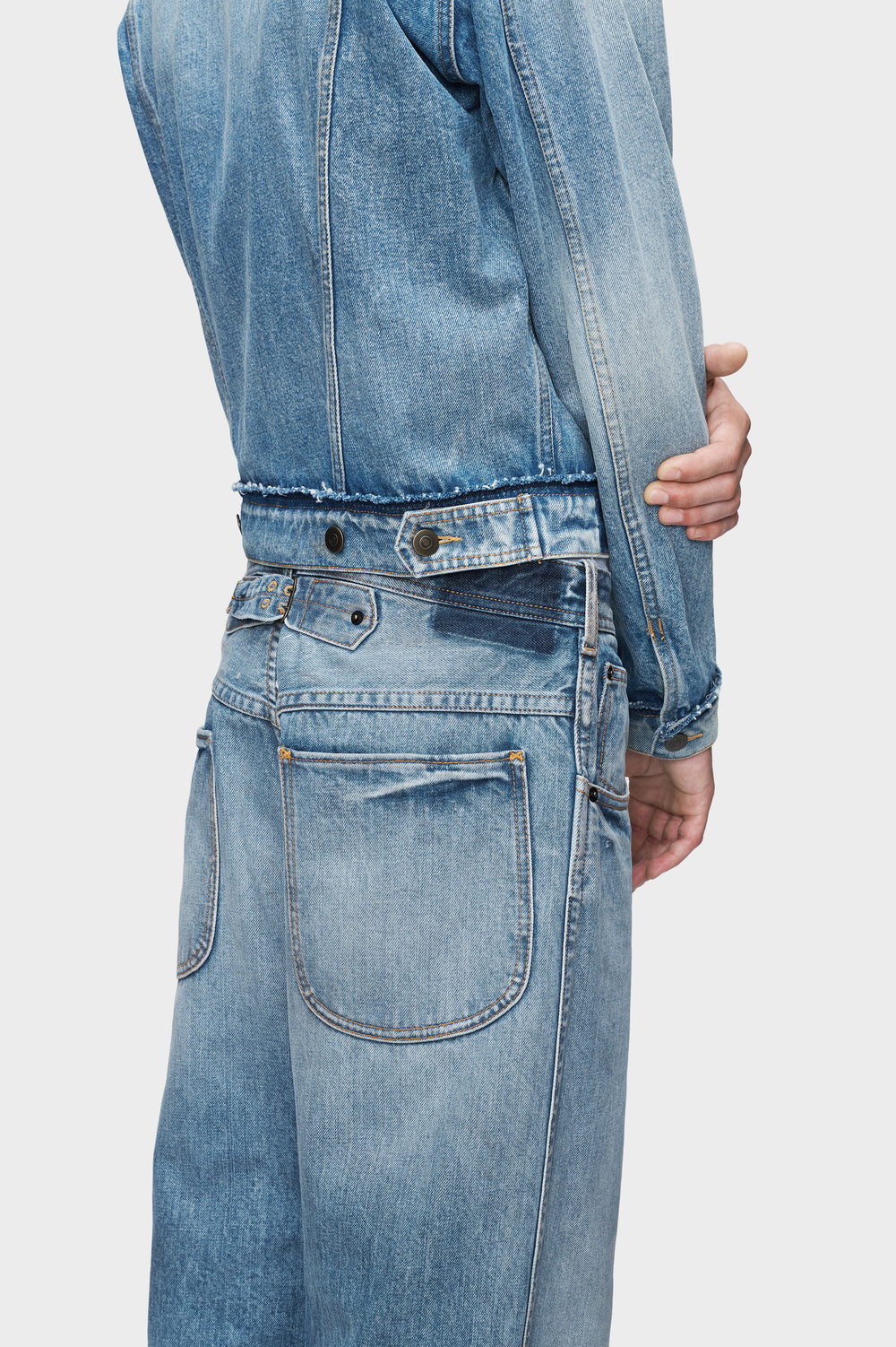 Maison Margiela Straight-leg cropped jeans