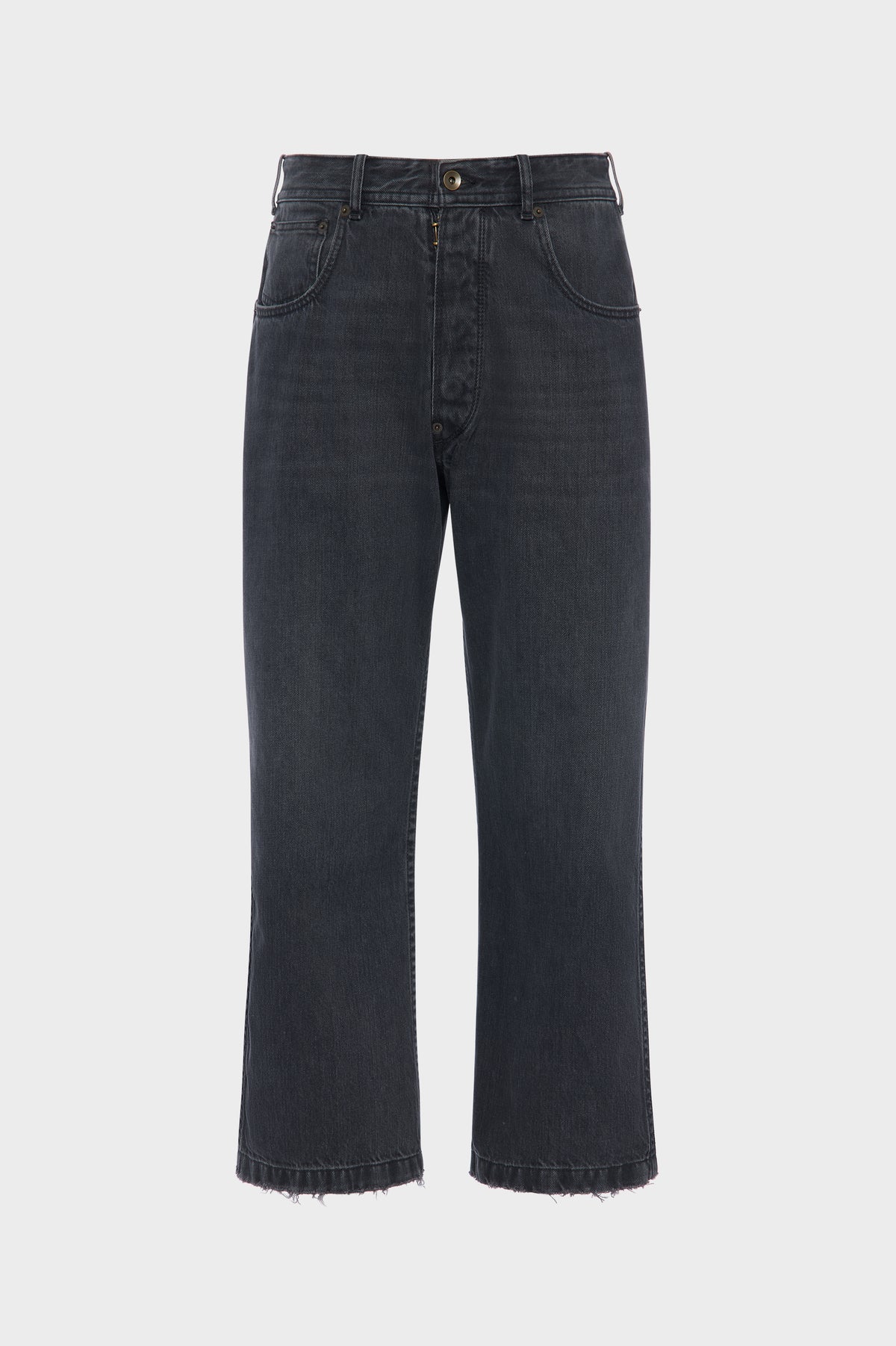 Straight-leg cropped jeans