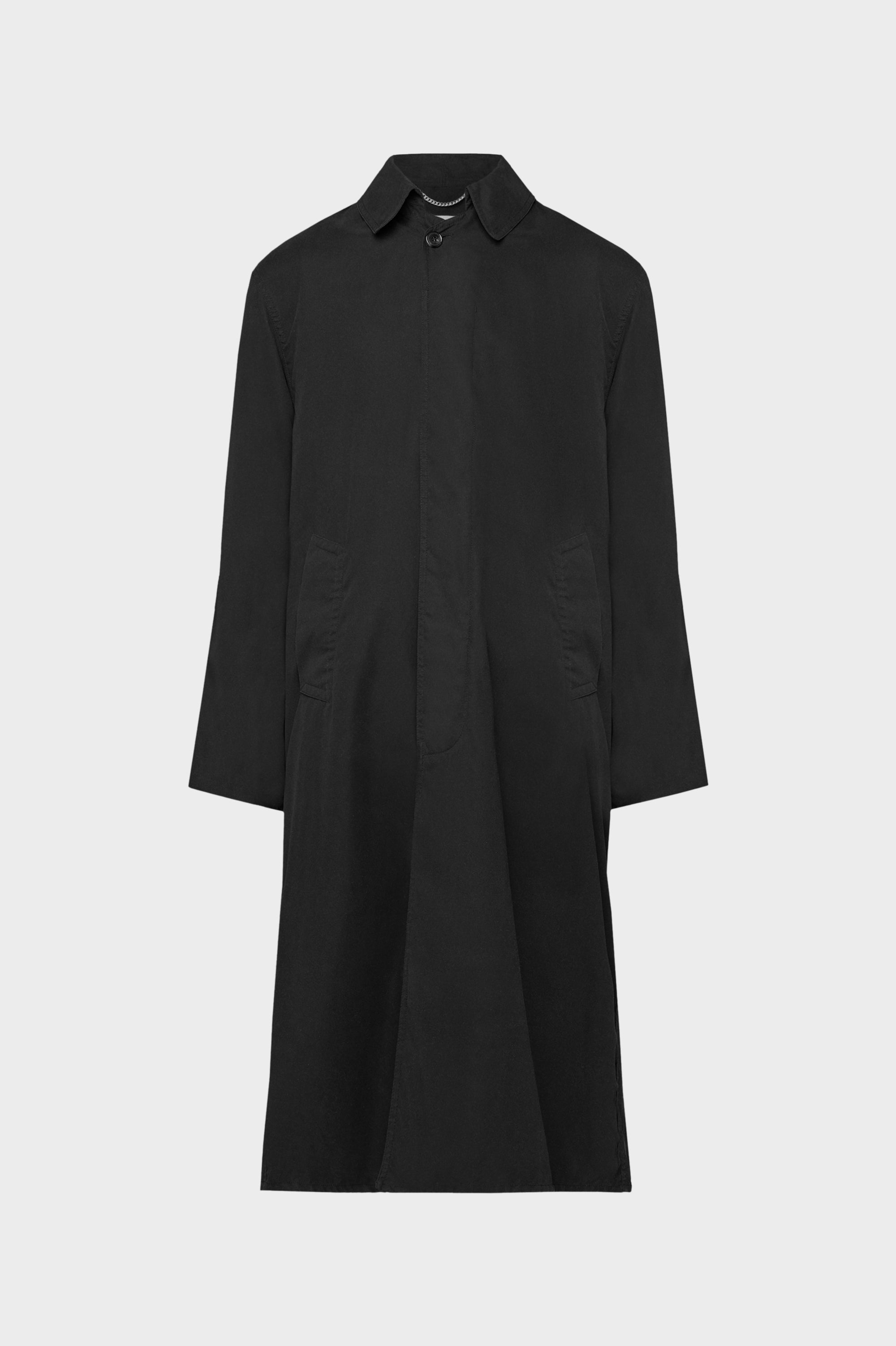 Designer Black Peached trench coat | Shop Online | Maison Margiela