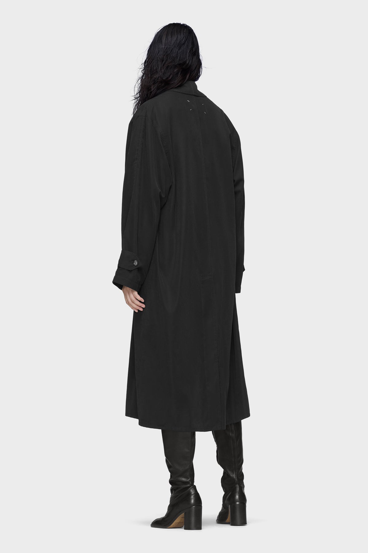 Peached trench coat