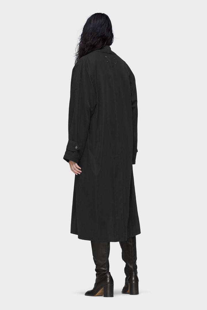 Peached trench coat