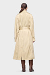 Maison Margiela Creased Silk Trench Coat
