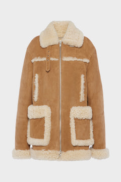 Shearling caban