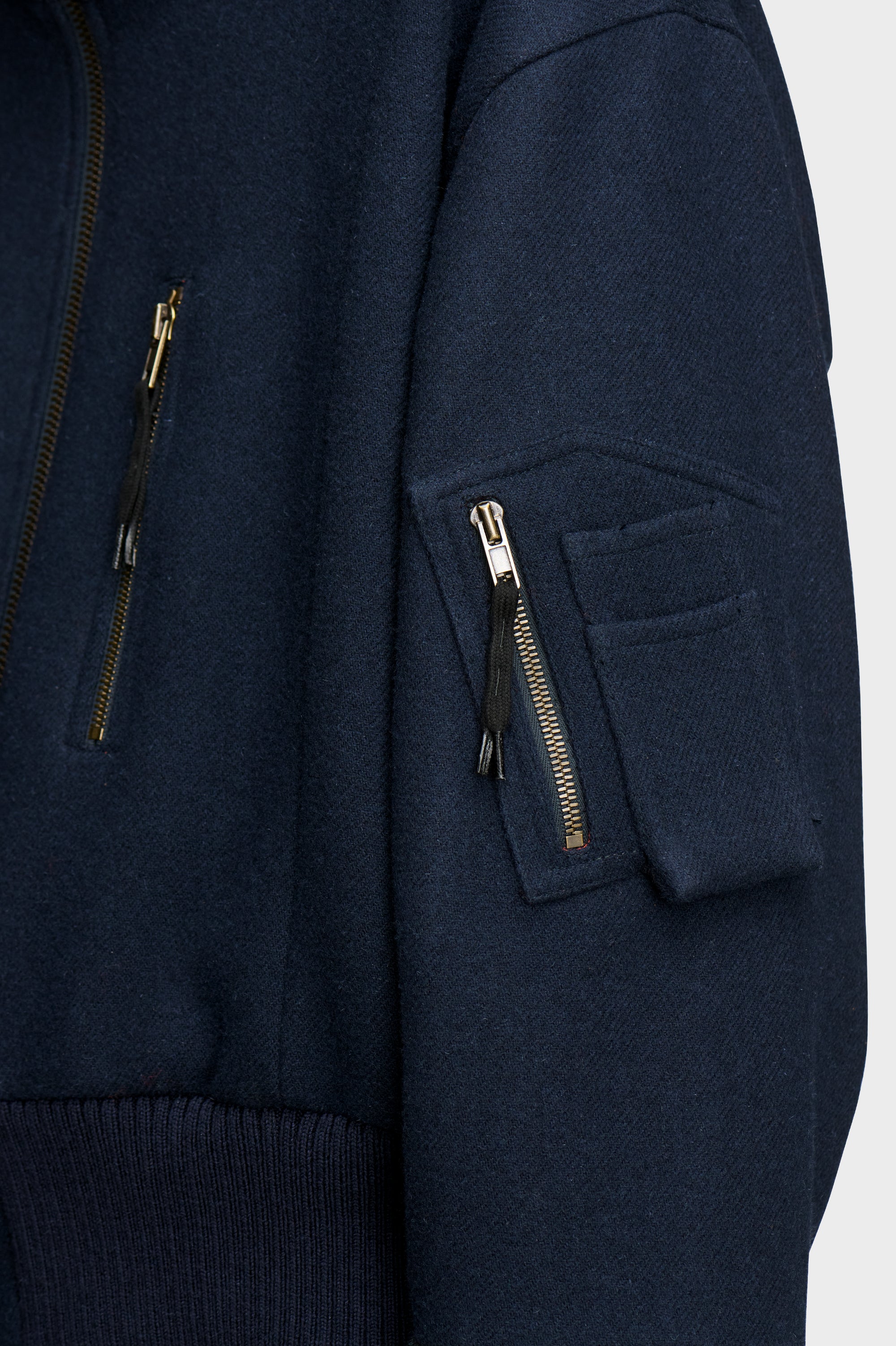 Designer Black Assemblage Zip Jacket | Shop Online | Maison Margiela